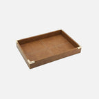 Abhika Hermitage Tray – Brown & Gold