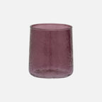 Recycled Glass Tumbler – Hammered Fudge