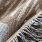 Burj Palm Trees Cashmere Wool Throw, 140x180cm
