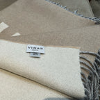 Burj Palm Trees Cashmere Wool Throw, 140x180cm