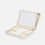Maria Large Zip Case, White, 26x20cm