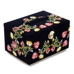Zoe Medium Jewellery Box, Indigo, 28.9x23cm