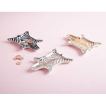 Zebra Stacking Dish - Porcelain with Gold Accents