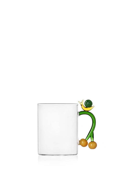 Fruit & Flowers Snail Mug, 450ml