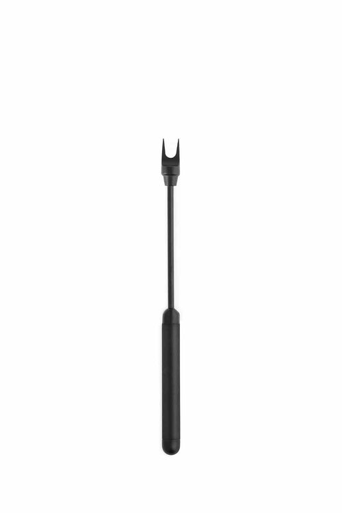 Cheese Fork, Pebble, Black