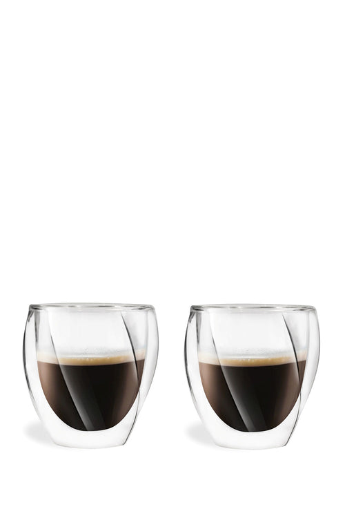 Cristallo Double Wall Glass, 250ml, Set of 2